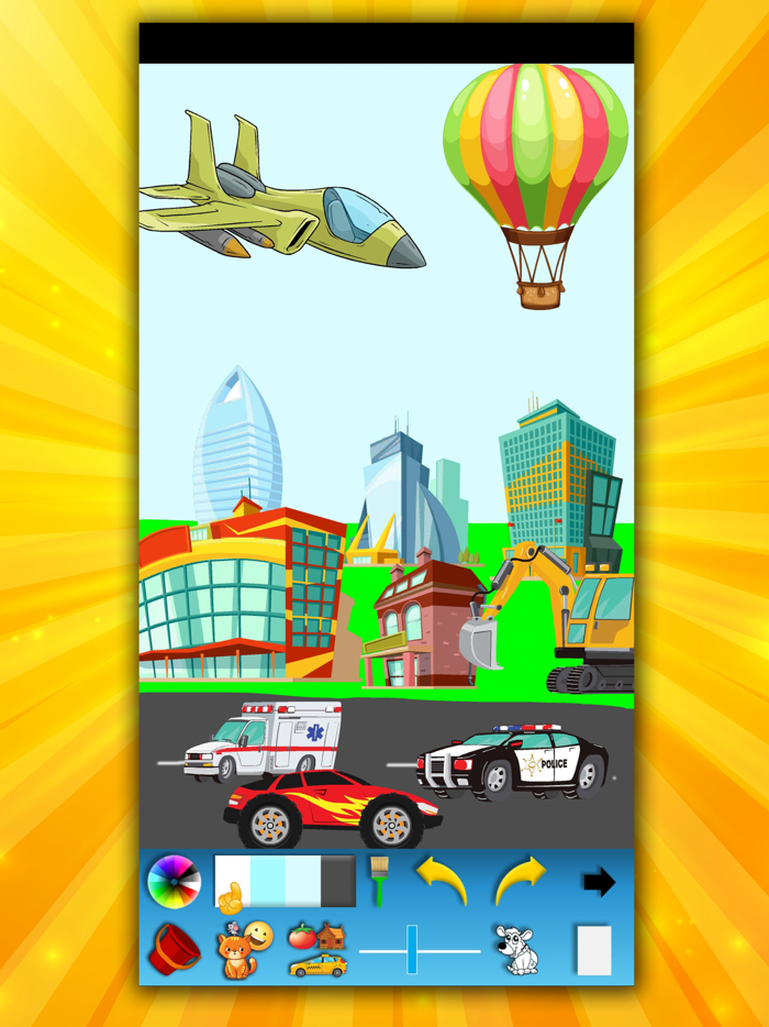 Kids doodle and coloring pages