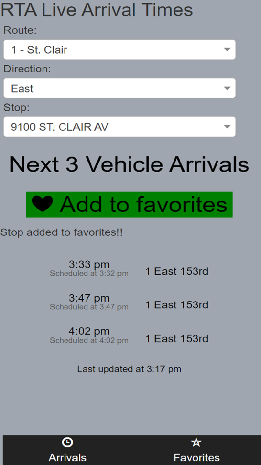 #1. Cleveland RTA Bus Tracker (iOS) By: Naiara Albaina