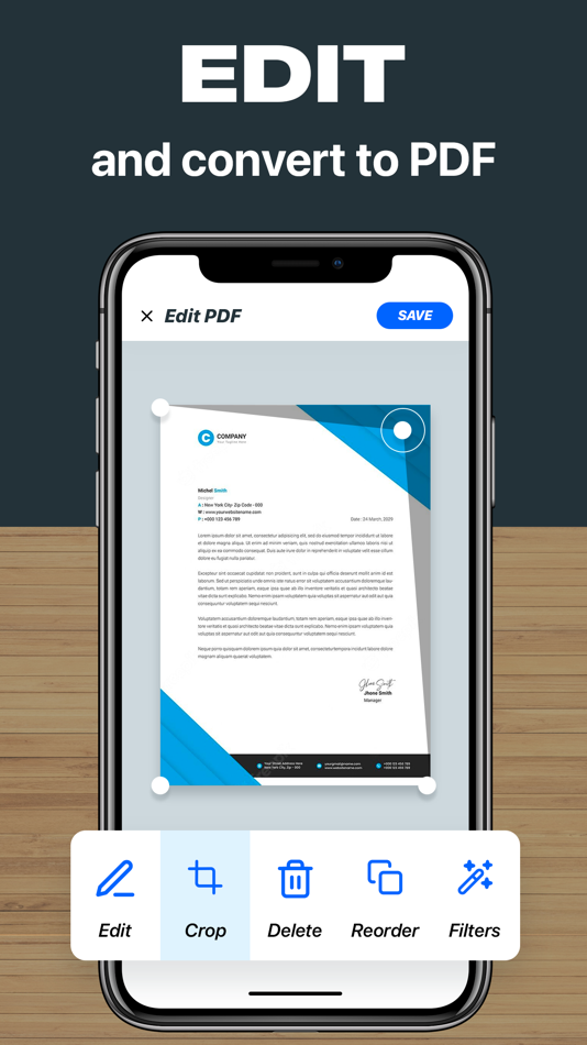 #2. Document Scanner - ScannerAI (iOS) 由: Muhammad Bilal