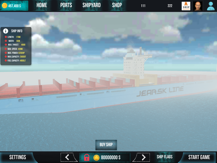 Ocean Cargo Ship Simulator