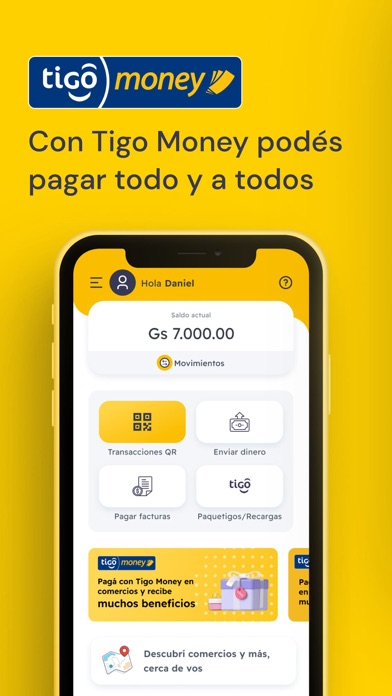 Billetera Tigo Money Paraguay Screenshot