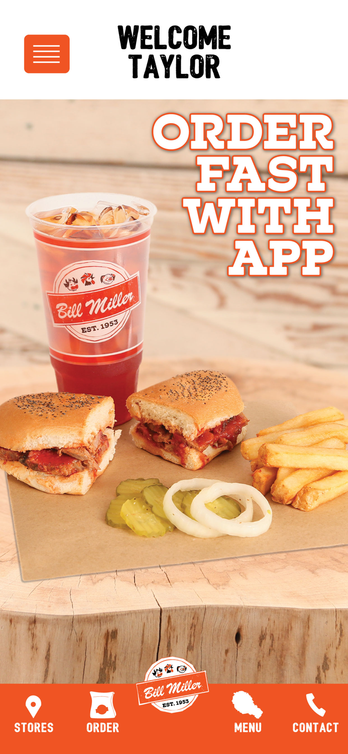 Bill Miller Bar-B-Q App