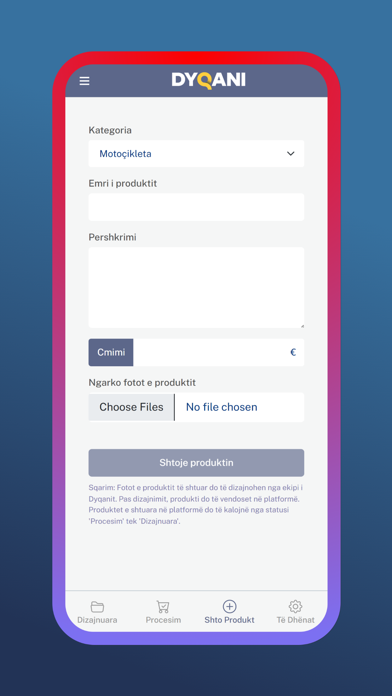 Dyqani Screenshot