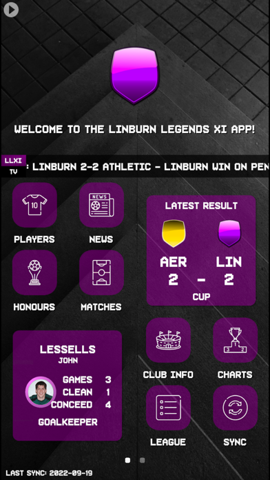 My Football Club App Screenshot