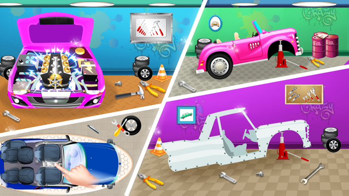 Little Car Wash Games for Kids