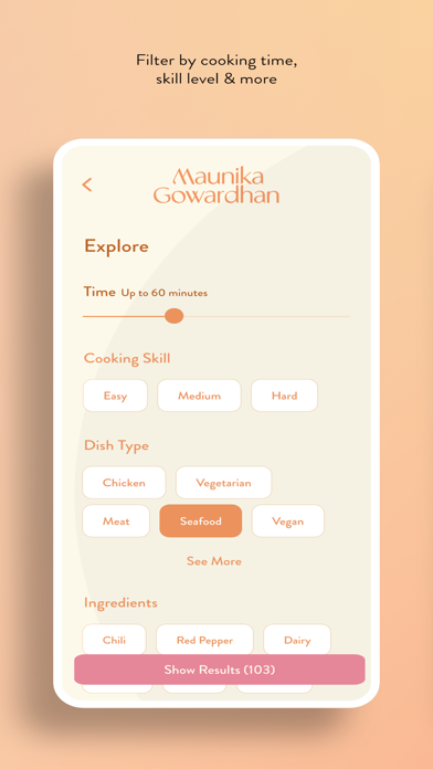 Maunika's Indian Recipes screenshot1