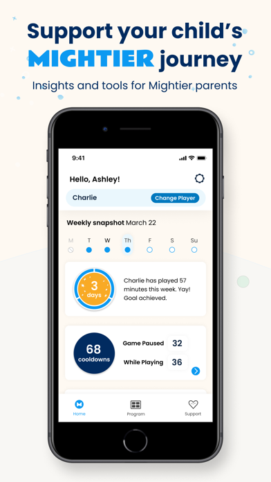 Mightier Parent App Screenshot