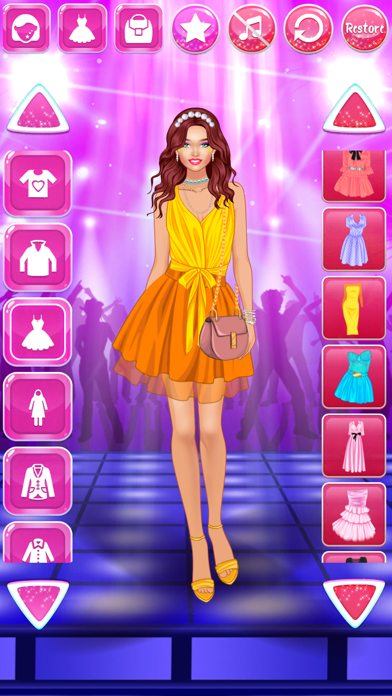 Fashion Star Dress Up Games Screenshot