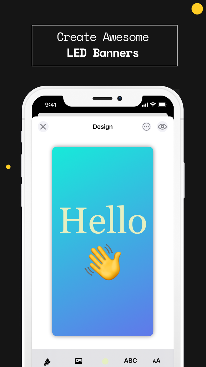 LED Banner Marquee by Rave Up