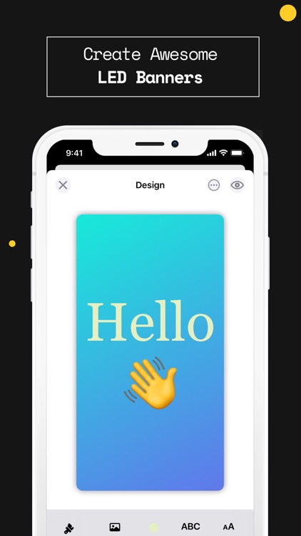 LED Banner Marquee by Rave Up