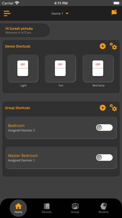 IoTCasa Screenshot