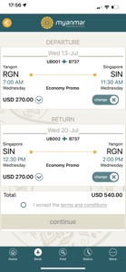 Myanmar National Airlines screenshot #3 for iPhone
