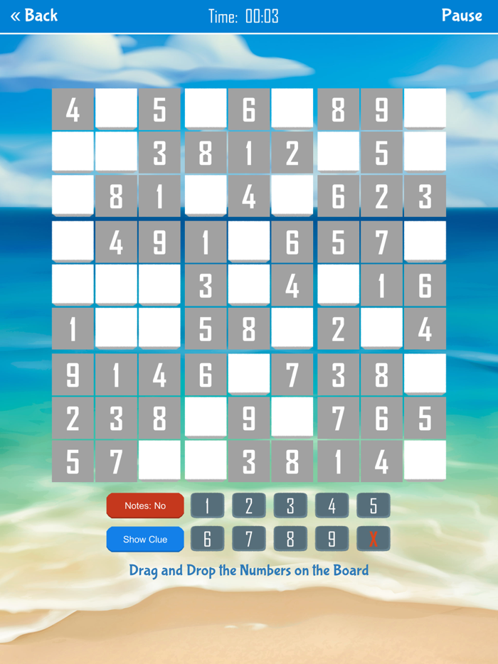 Drag and Drop Sudoku