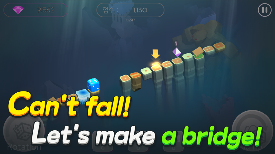 #3. Dice Jumping (iOS) 由: (주)팀네버루즈