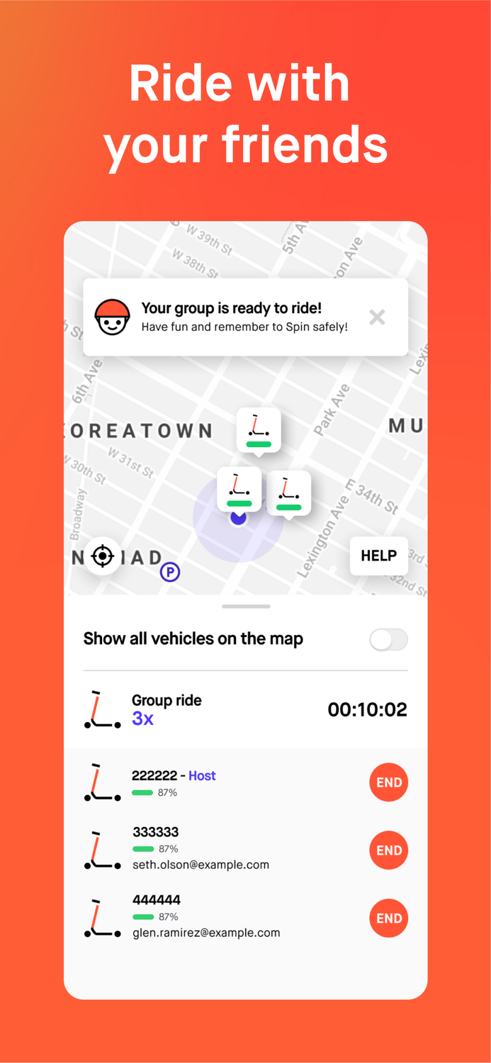 Spin - Electric Scooters