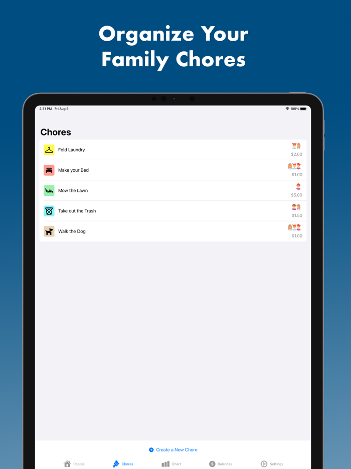 Chorsee - Chores and Allowance