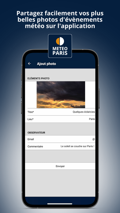 Météo Paris Screenshot
