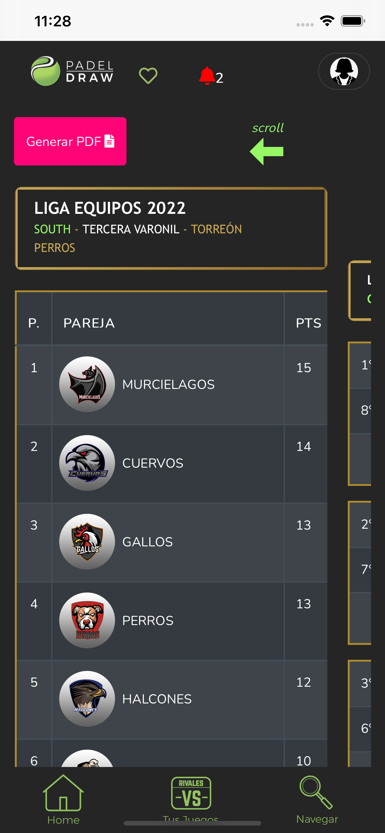 Padel Draw