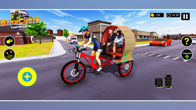 BMX Taxi Driving 3D Simulator Screenshot