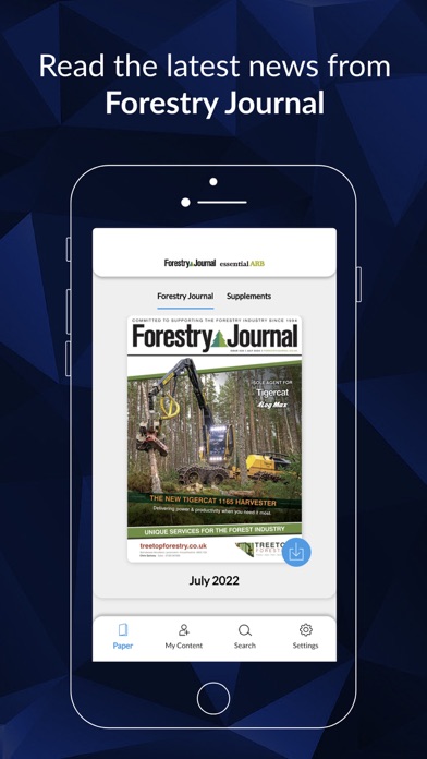 Forestry Journal Screenshot