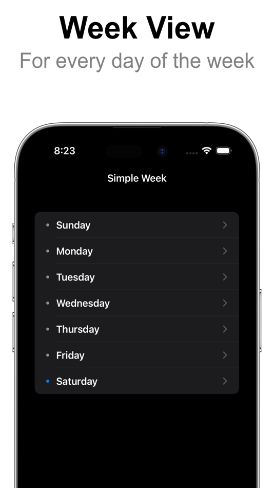 #3. Simple Week (macOS) 由: Ebey Tech LLC