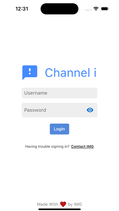 Channel i Noticeboard Screenshot