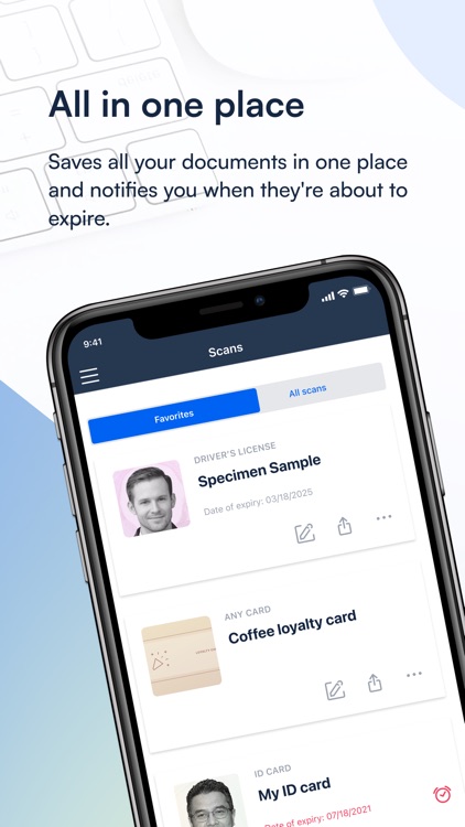 IDSafe: ID & passport scanner