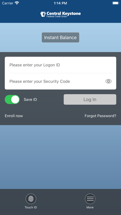 Central Keystone Mobile Money Screenshot