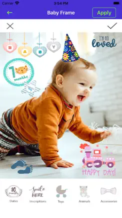 Baby Born Photo & Video Editor iPhone image 2