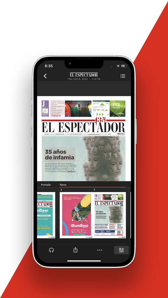 #2. El Espectador App (iOS) Podle: Comunican SA