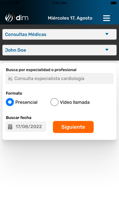 DIM SALUD Turnos y Resultados Screenshot