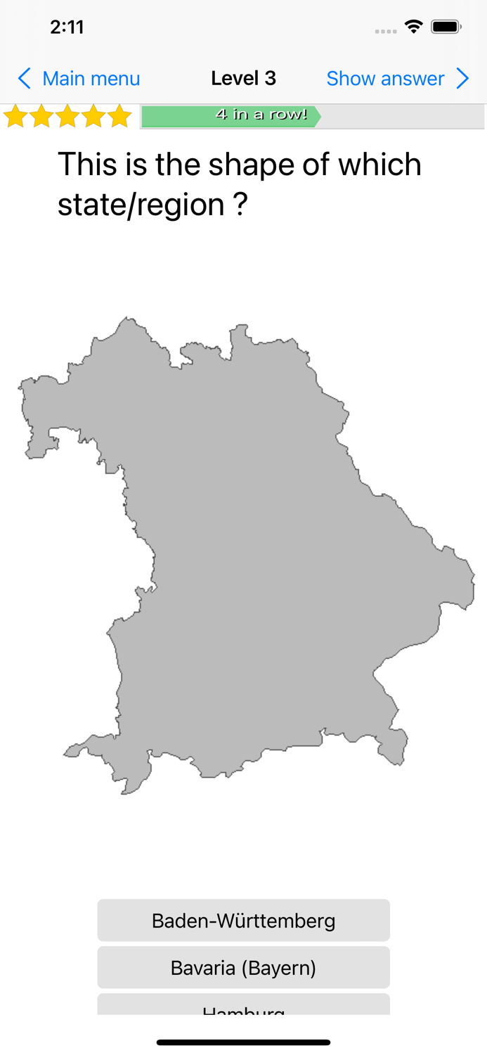 OneMileNorth Germany Quiz