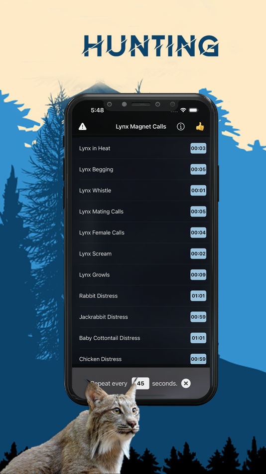 #2. Lynx Magnet - Predator Calls (iOS) 由: Scott Dawson