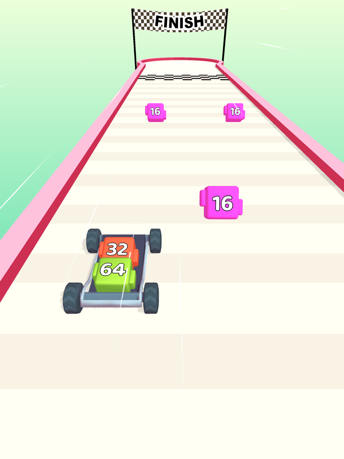 2048 Race - Racing Game