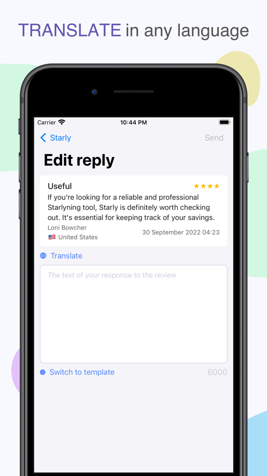 #3. Starly: reviews, reply to apps (macOS) 由: Viktor Grushevskiy
