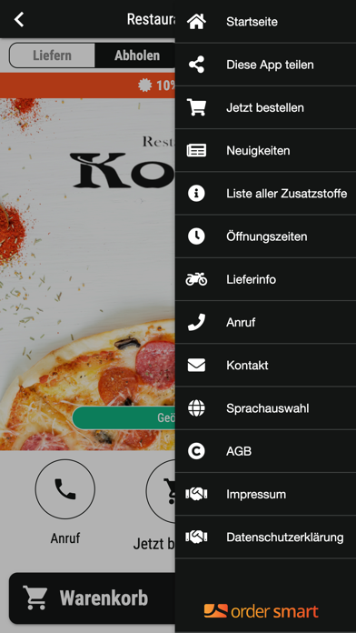 Restaurant Korfu Screenshot