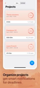 CLOC: Tasks & Time Tracker screenshot #3 for iPhone