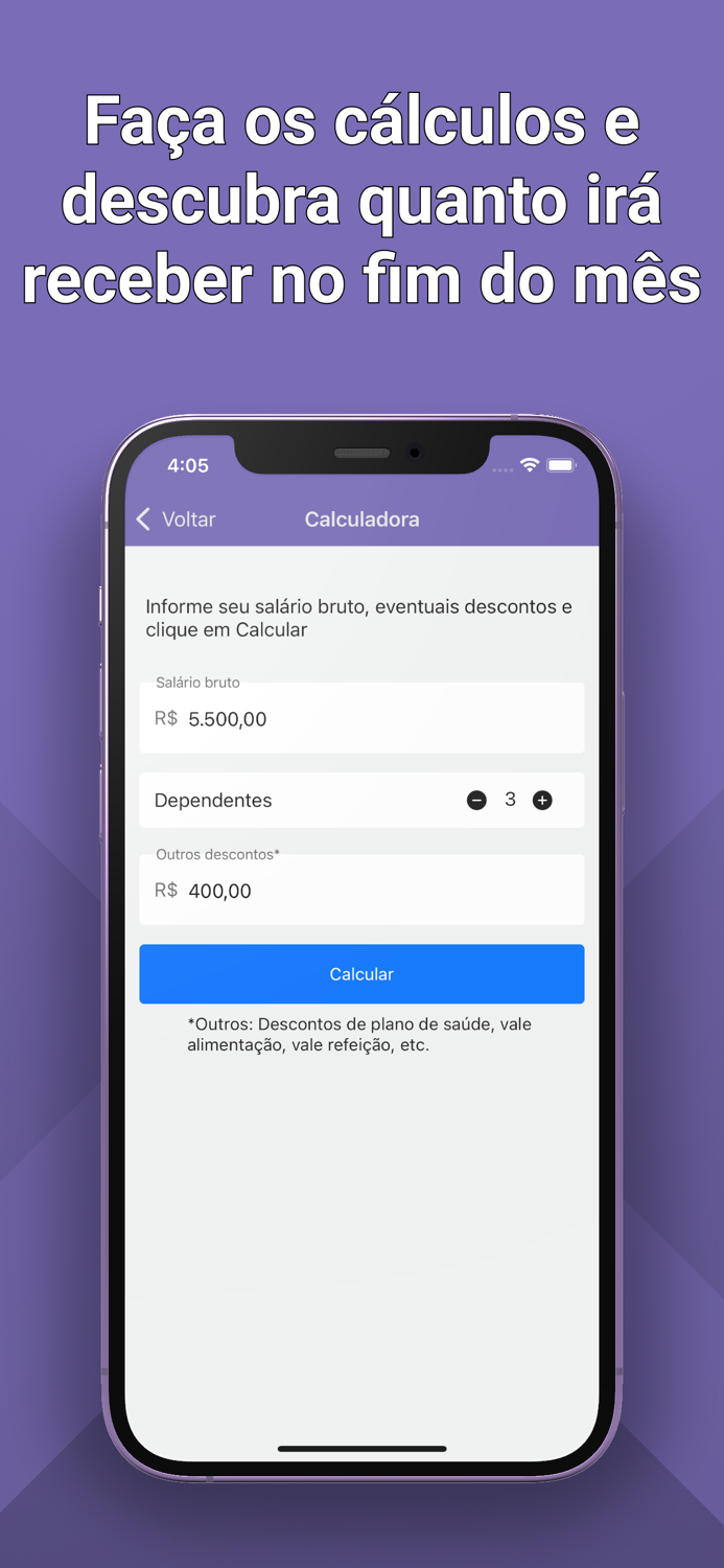 Calculadora Salário Líquido BR