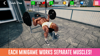 Iron Muscle Bodybuilding game Screenshot