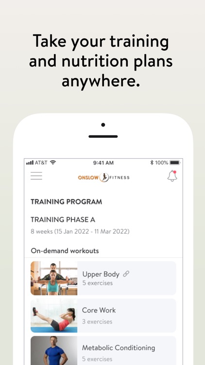 Onslow Fitness App