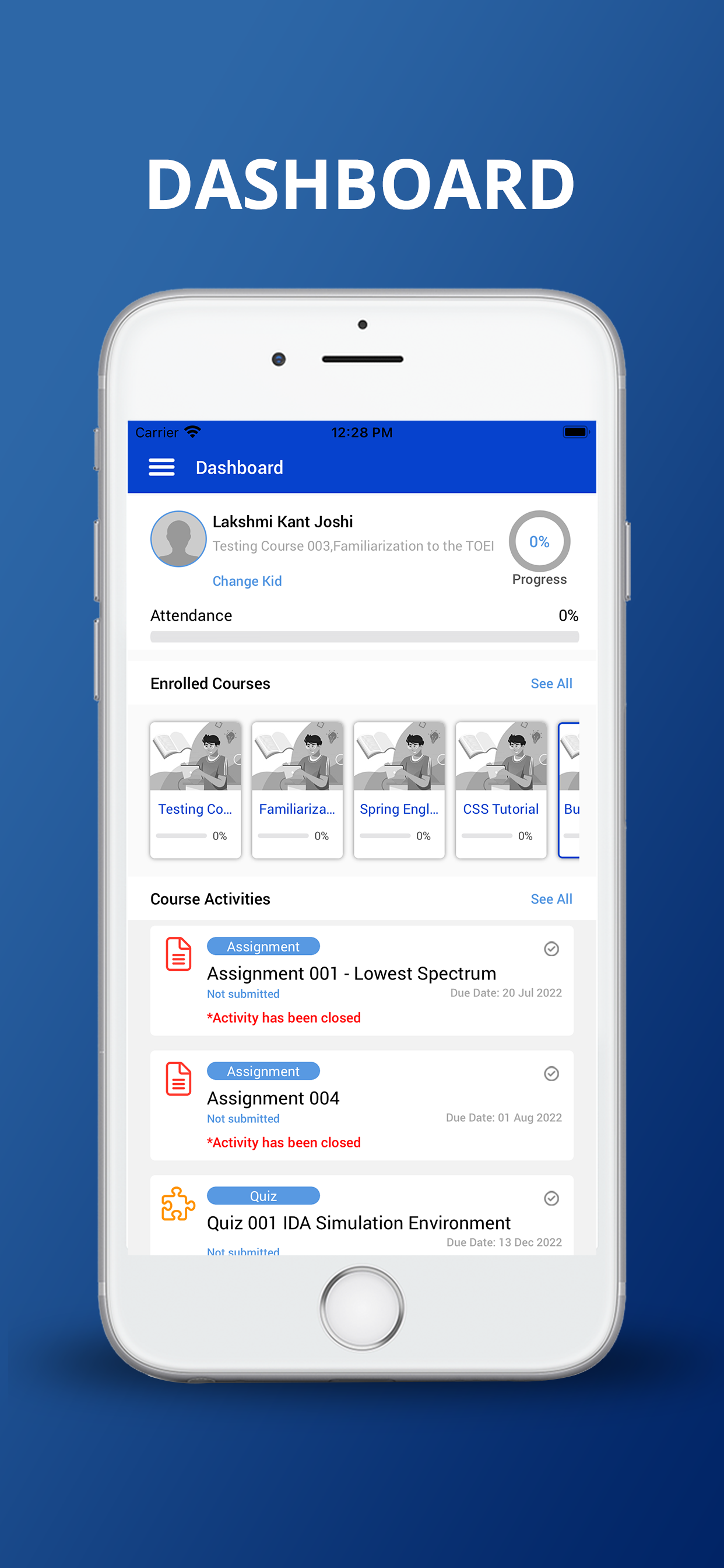 BUC Parent LMS screenshot 5