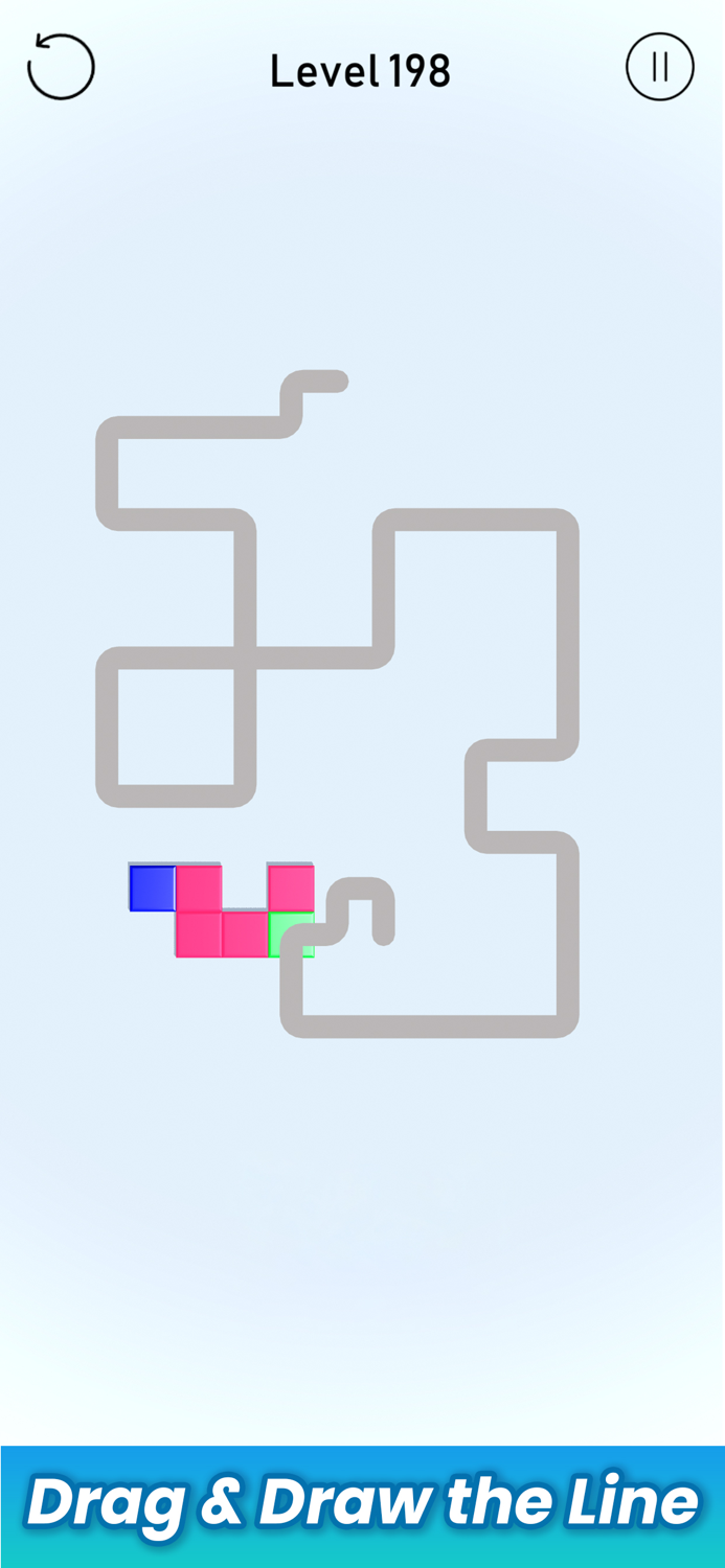 Line Path Maze Puzzle