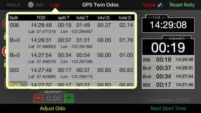 Screenshot #3 pour GPS Twin Odometers