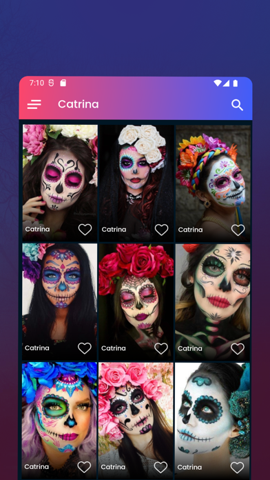 Halloween Makeup Inspired Screenshot