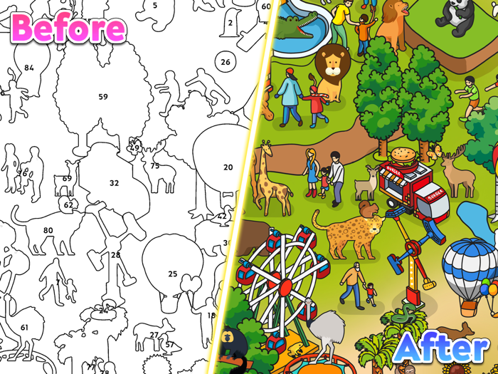 Stickers Diary - ASMR puzzle