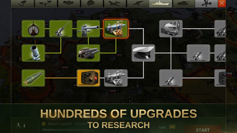 #6. Strategy & Tactics 2: WWII (iOS) Ved: HeroCraft Ltd.