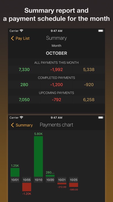 Screenshot 3 of Payment & Expenses Reminder App