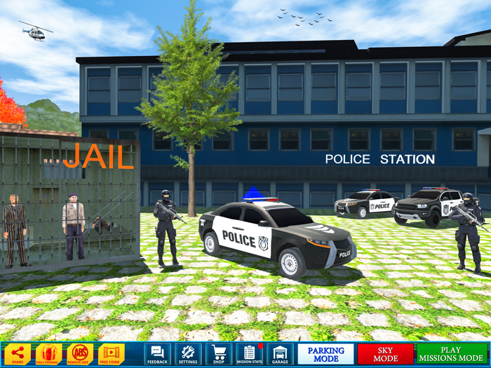 Police Car Chase Driving Game
