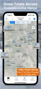 Colorado Snow Map & Webcams screenshot #1 for iPhone