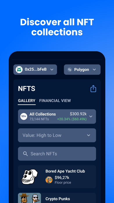 DappRadar: Web3 NFT Portfolio Screenshot